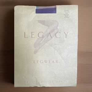 NEW Legacy Legwear Microfiber Control Top Tights Deep Violet 1 Pair Size C